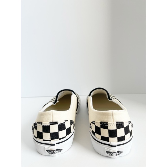 Vans Black and White Checkered Sneakers - Picture 3 of 10